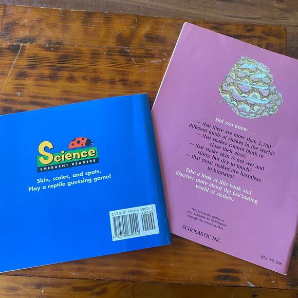 Vintage 90s Bundle of 2 Snakes & Lizards Paperback Books - Picture 8 of 8